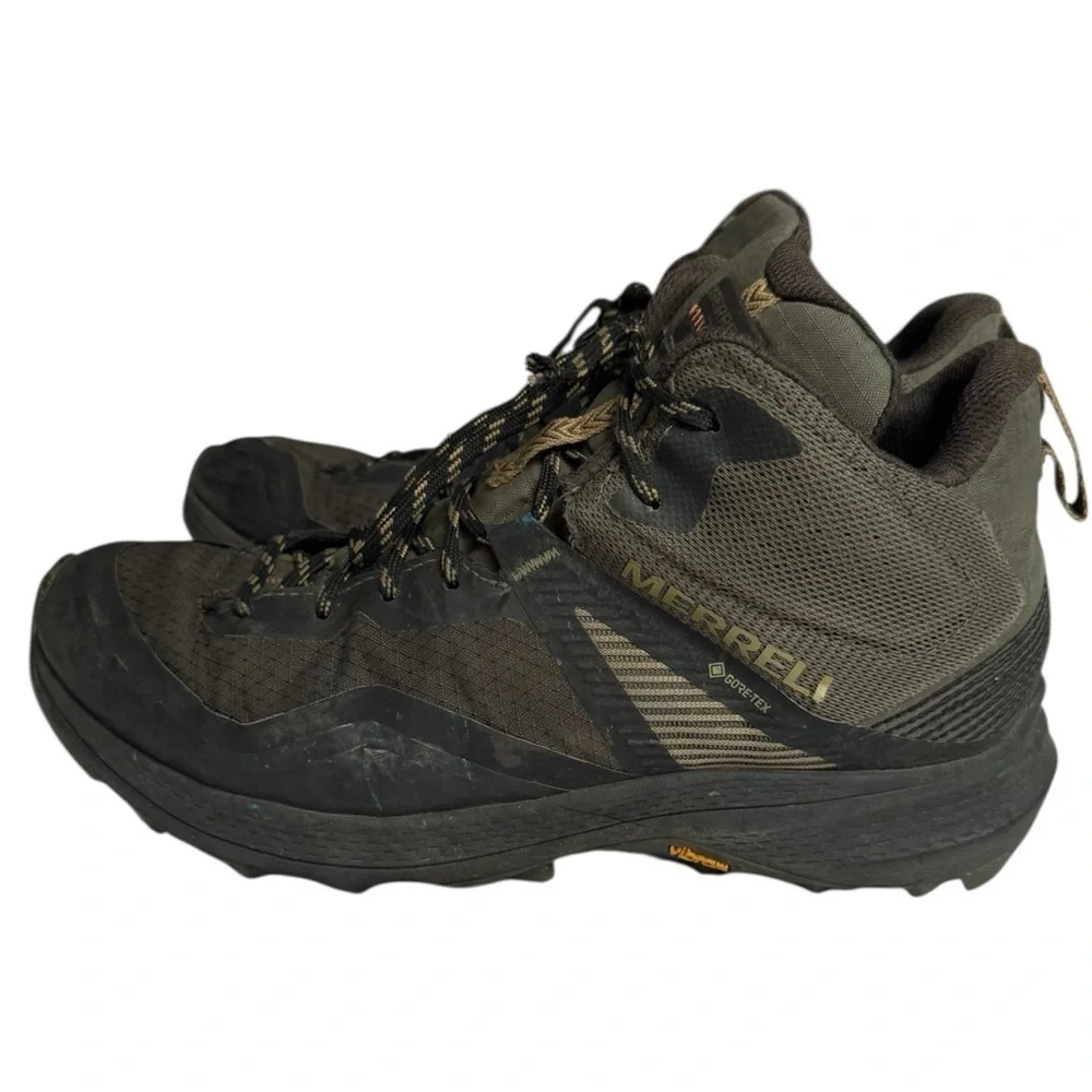 Merrell MQM 3 Mid Gore-Tex J135577 Men’s Olive Black Waterproof Hiking Boots
